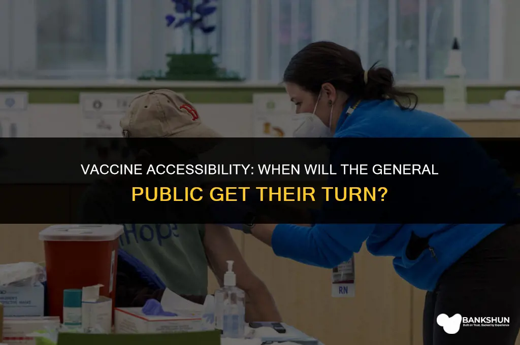 when is the vaccine open to public
