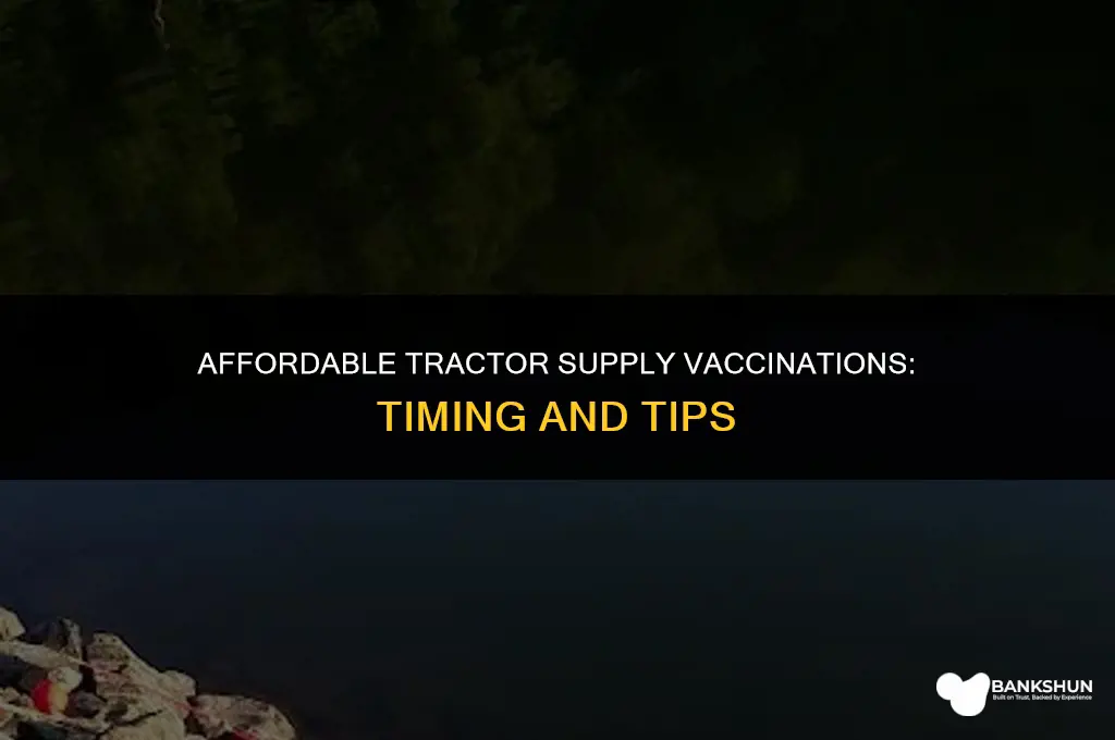when is tractor supply low cost vaccinations