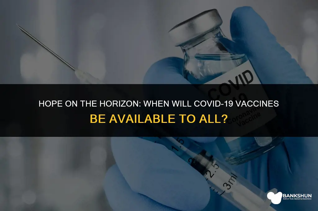 when is vaccine available for general public