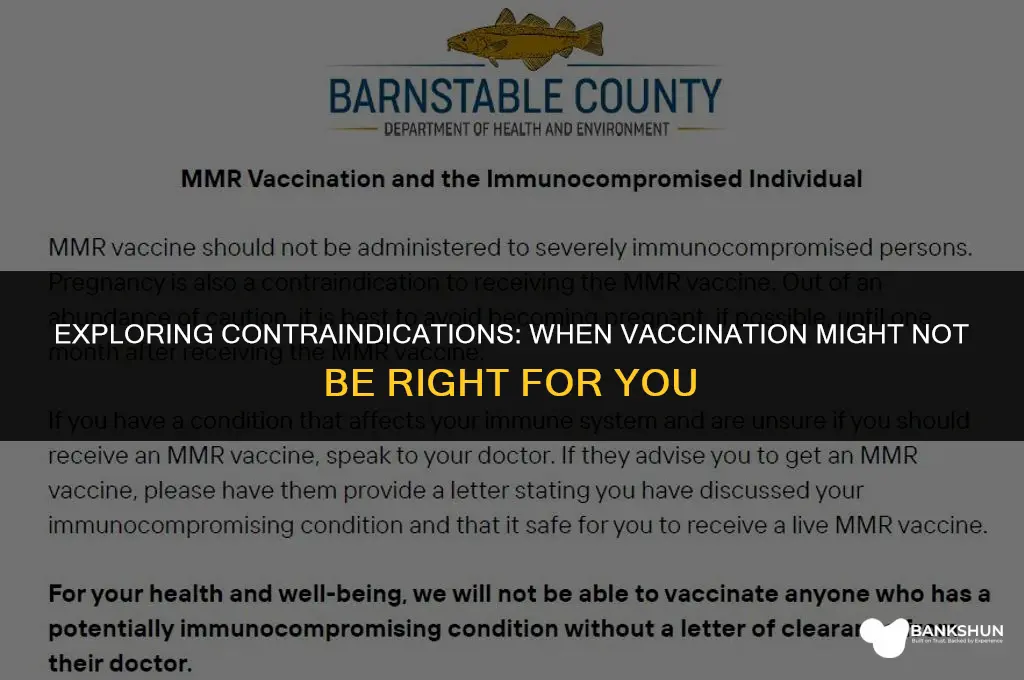when should you not have the vaccine