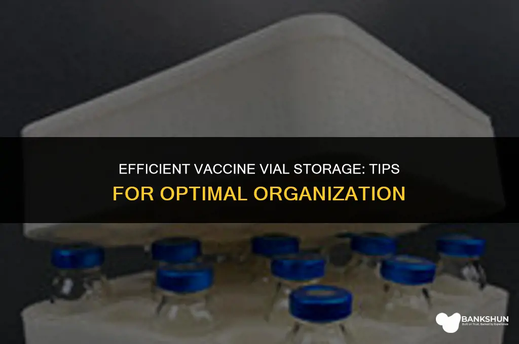 when storing or organizing vials of vaccines