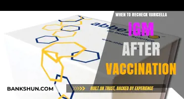 Varicella IGM Testing Post-Vaccination: When to Recheck?