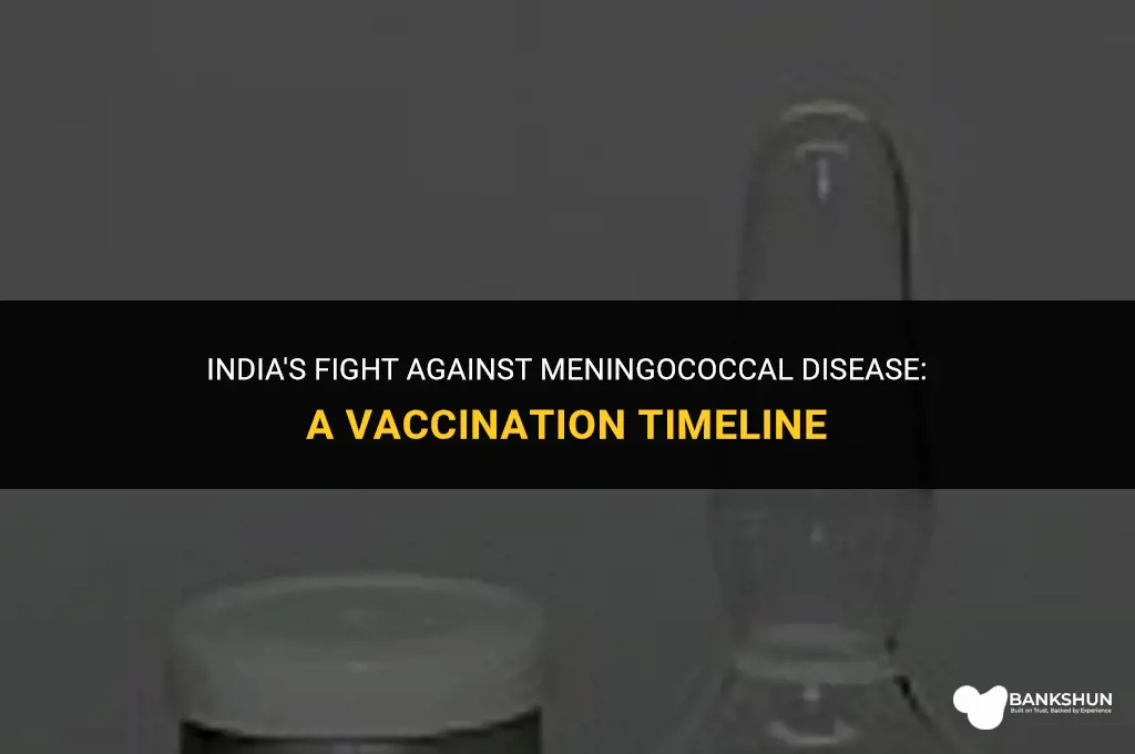 when was meningococcal vaccine introduced in india