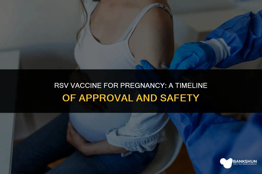 when was rsv vaccine approved for pregnancy