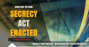 Bank Secrecy Act: History and Enactment