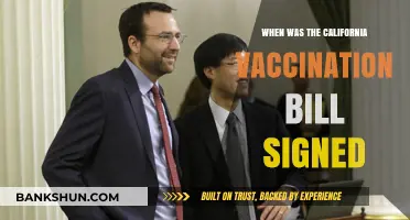 California Vaccination Bill Signed: A Timeline of Key Events