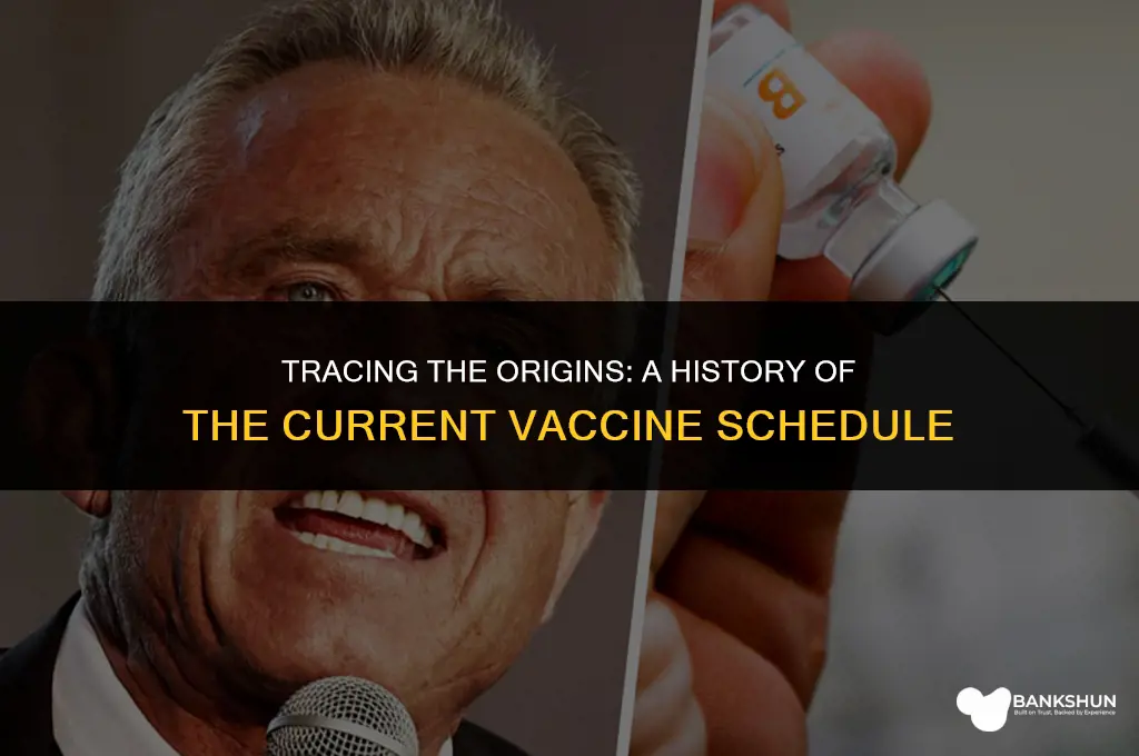 when was the current vaccine schedule enacted