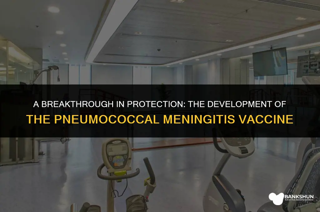 when was the pneumococcal meningitis vaccine developed