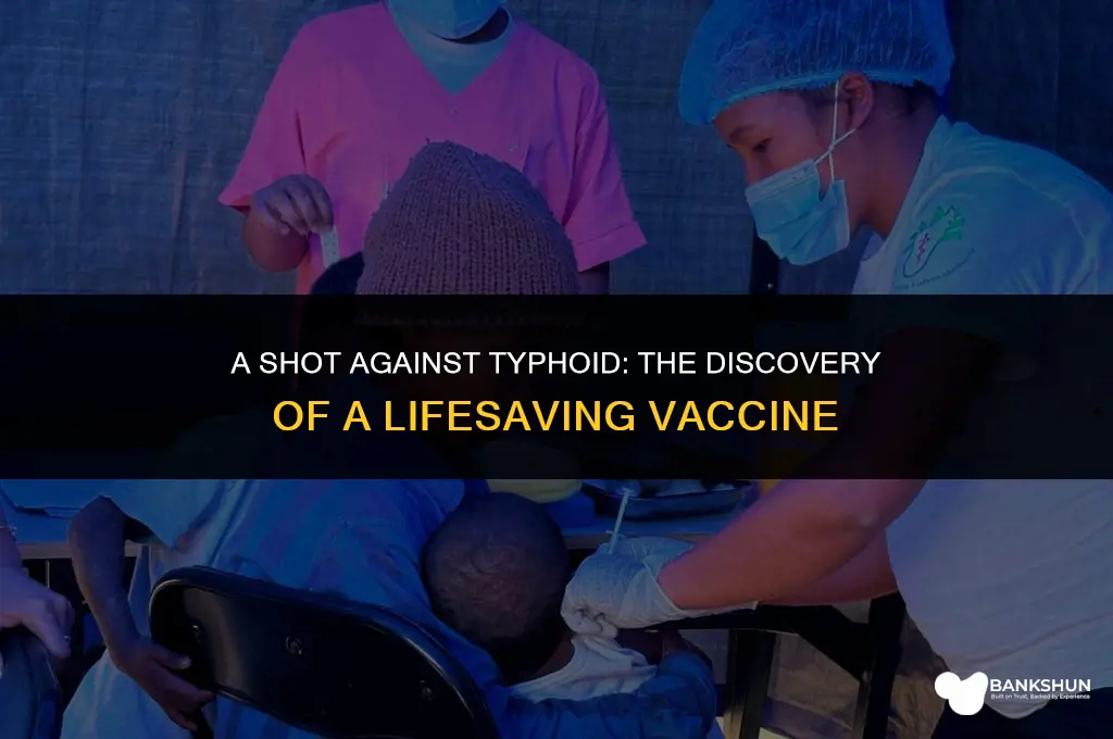 when was the vaccination for typhoid discovered