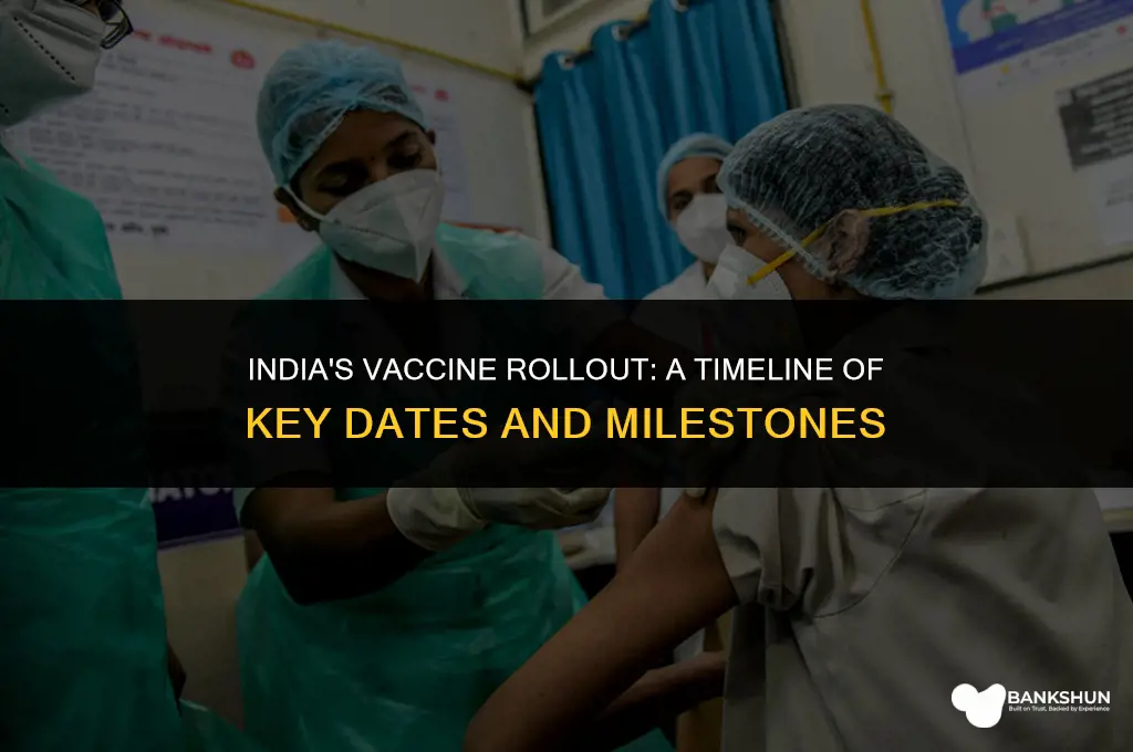 when was the vaccine released in india