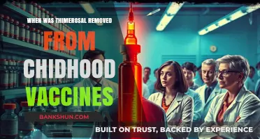 The Evolution of Vaccine Safety: Thimerosal's Exit from Childhood Immunizations