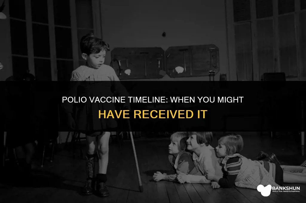 when would i have received polio vaccine