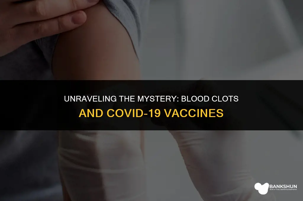 where are the blood clots after vaccine