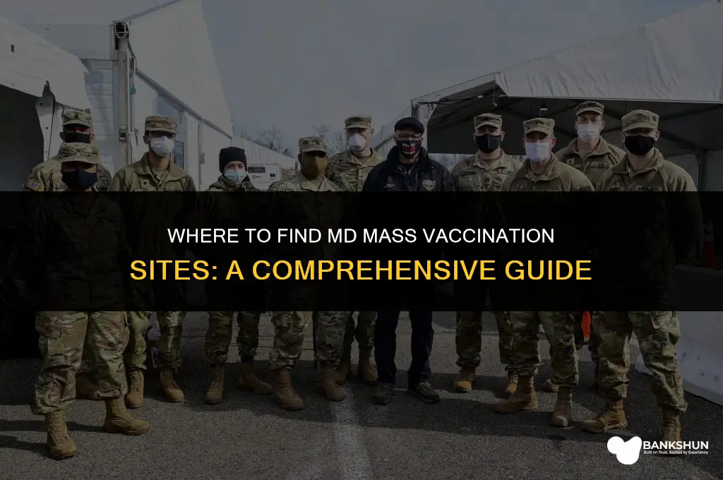 where are the md mass vaccination sites