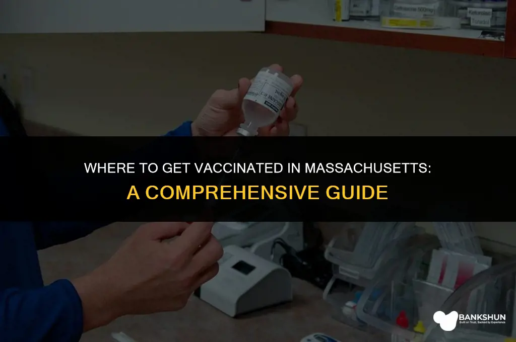 where are the vaccination sites in massachusetts