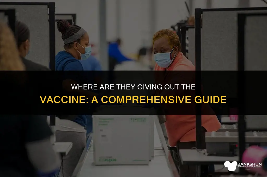 where are they giving out the vaccine