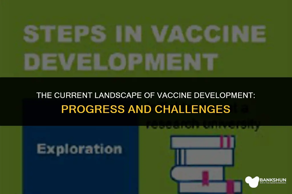 where are we at with a vaccine