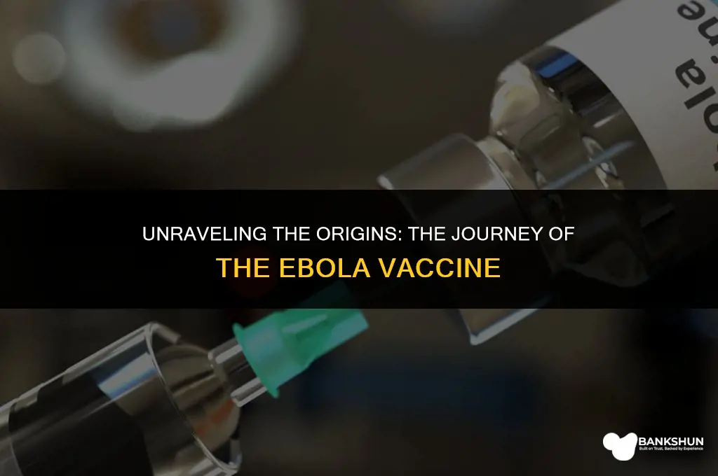 where did the ebola vaccine come from