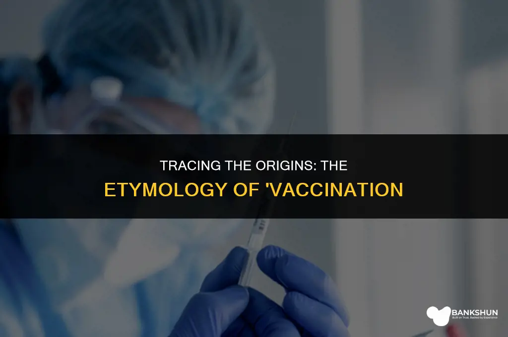 where did the word vaccination come from