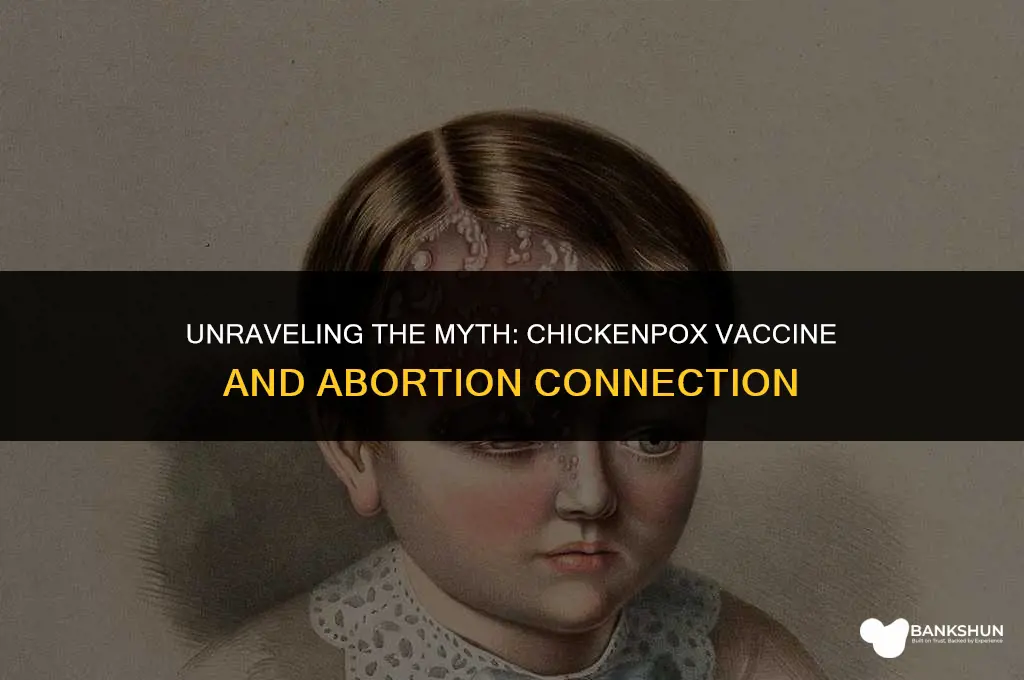 where do chickenpox vaccine come from abortion