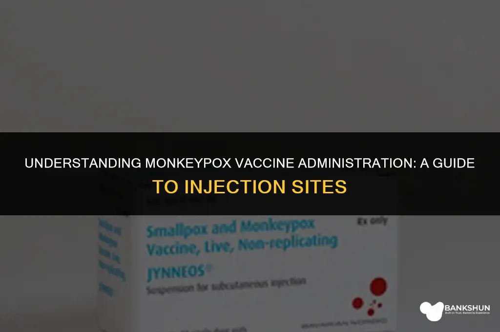 where do they inject the monkeypox vaccine