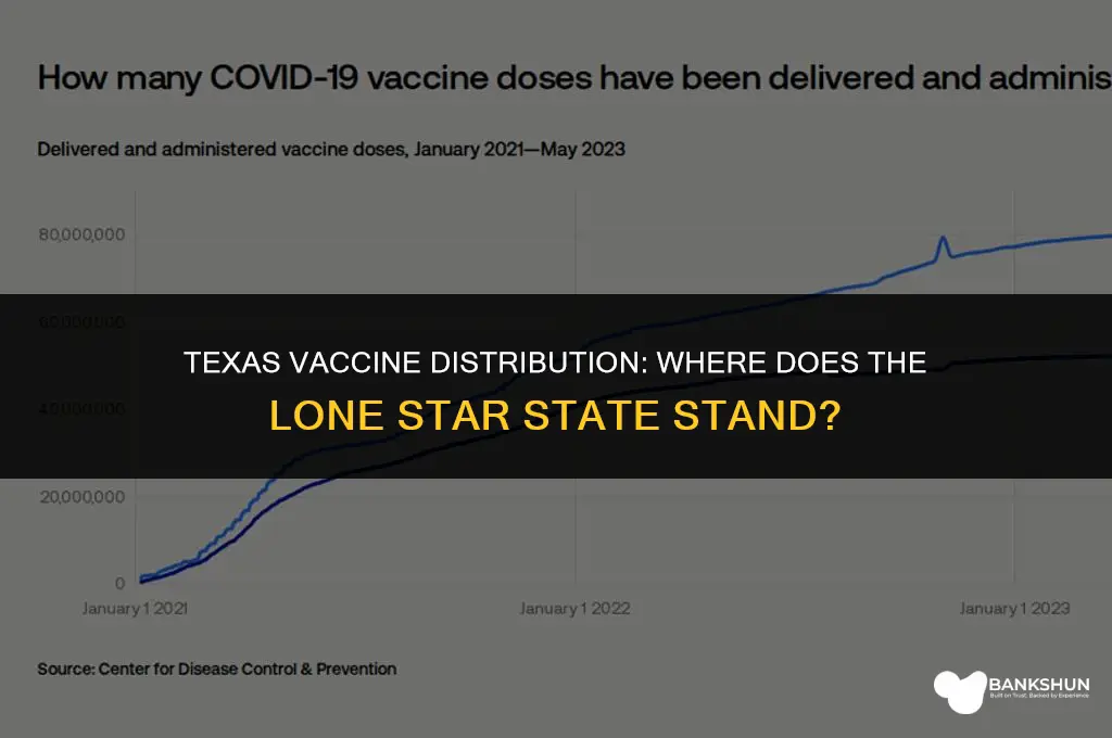where does texas rank in vaccine distribution