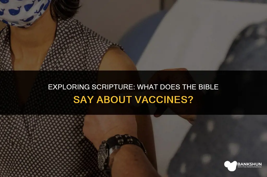 where does the bible talk about vaccines