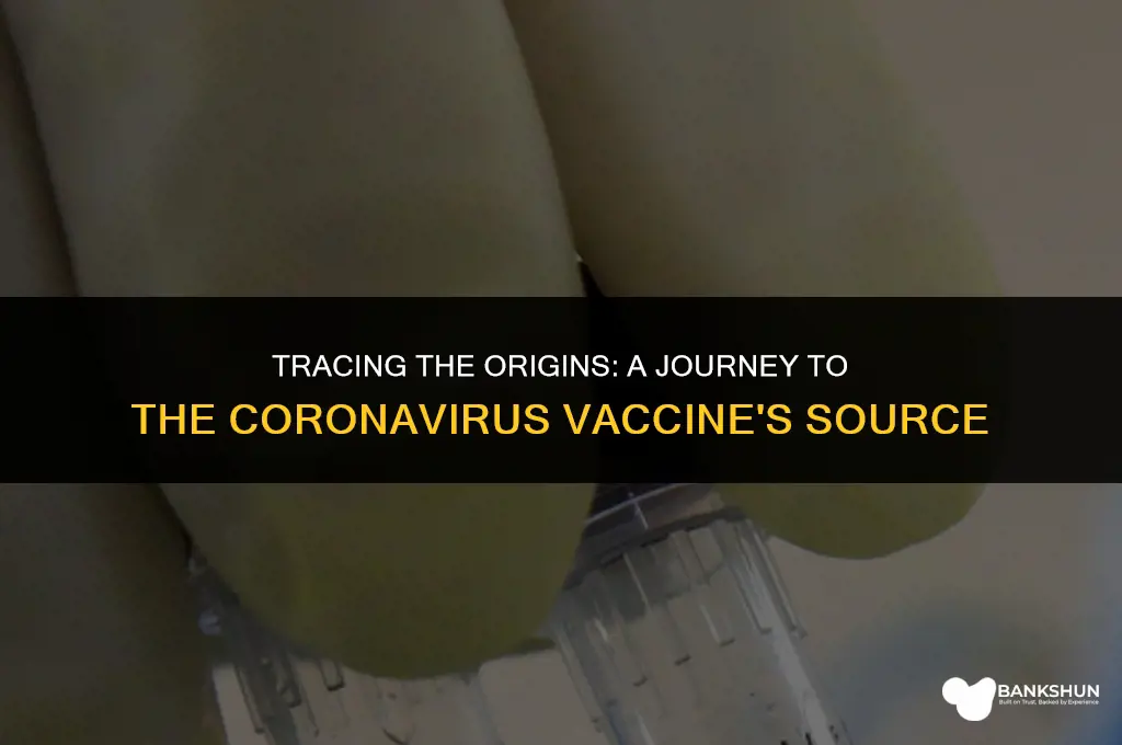 where does the coronavirus vaccine come from