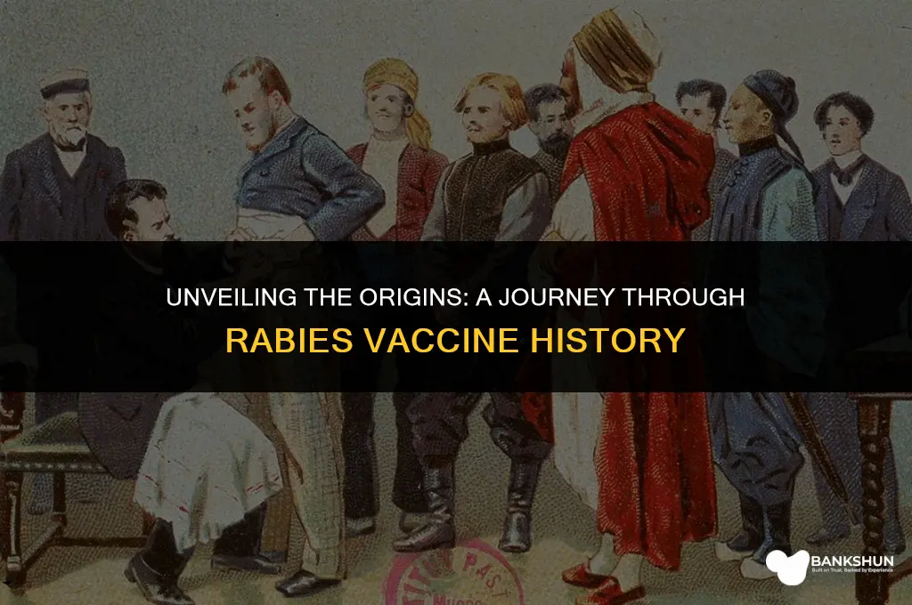 where does the rabies vaccine come from