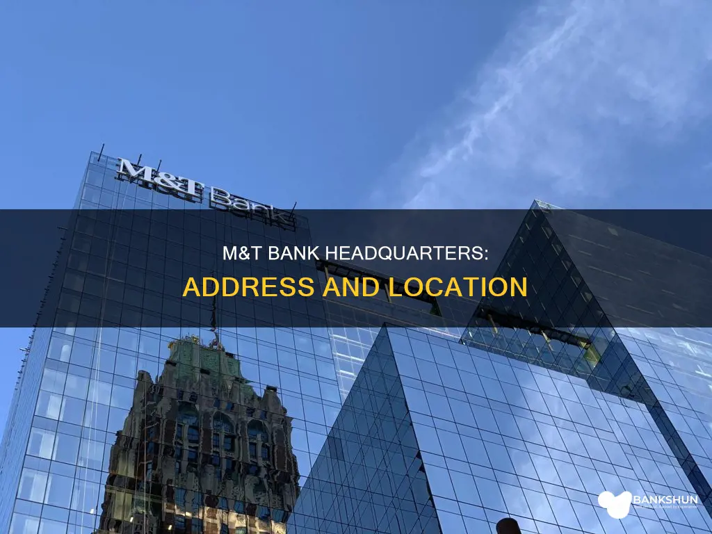 where is m&t bank headquarters address