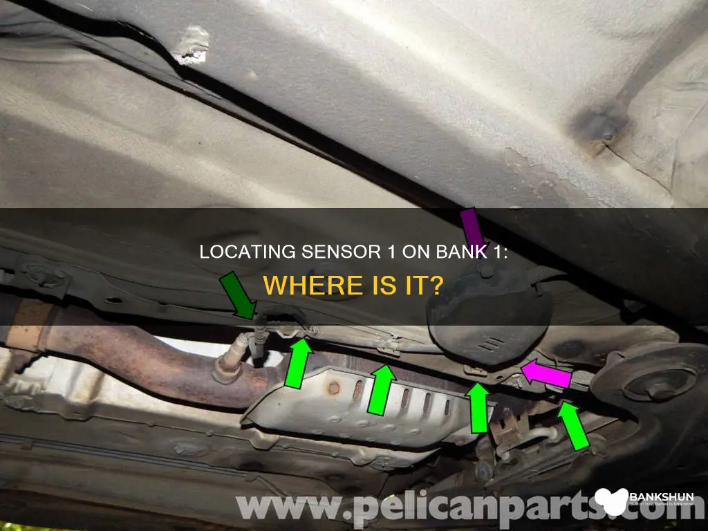 where is sensor 1 bank 1 located