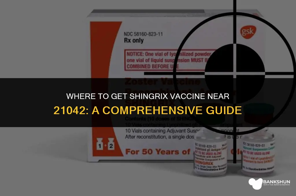 where is shingrix vaccine available near 21042