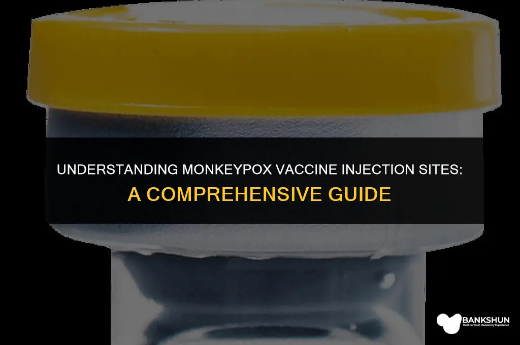where is the monkey pox vaccine injected