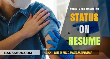 Boost Your Resume: Where to Showcase Your Vaccination Status