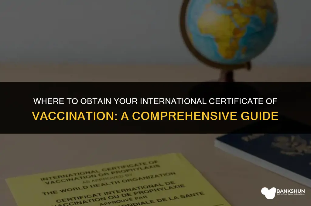 where to buy international certificate of vaccination