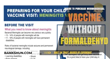 Where to Purchase Meningococcal Vaccine Without Formaldehyde