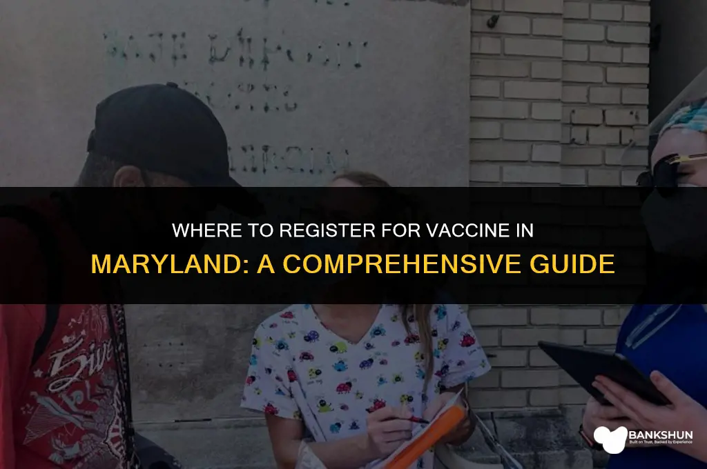 where to register for vaccine in maryland