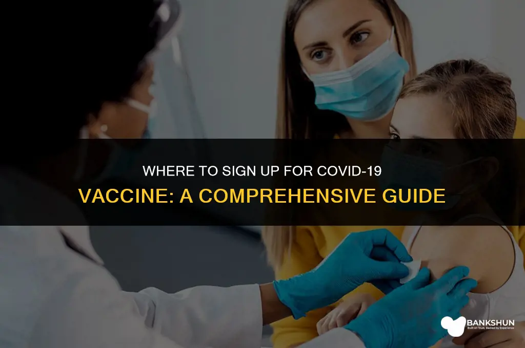 where to sign up for covid19 vaccine