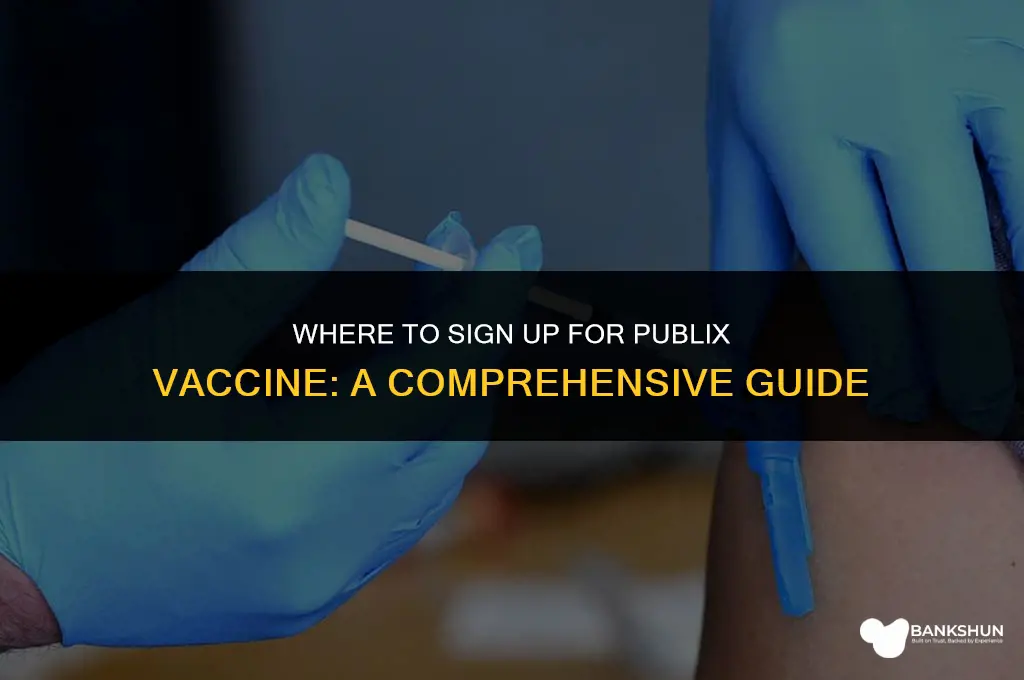 where to sign up for publix vaccine