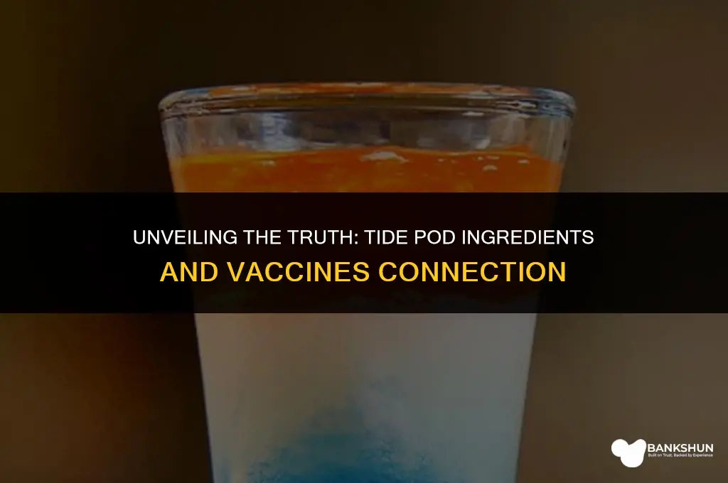 which 16 tidepod ingredients are in vaccines