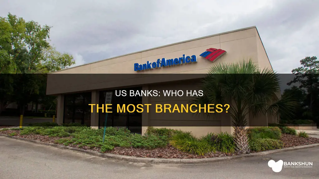 which bank has more branches in usa