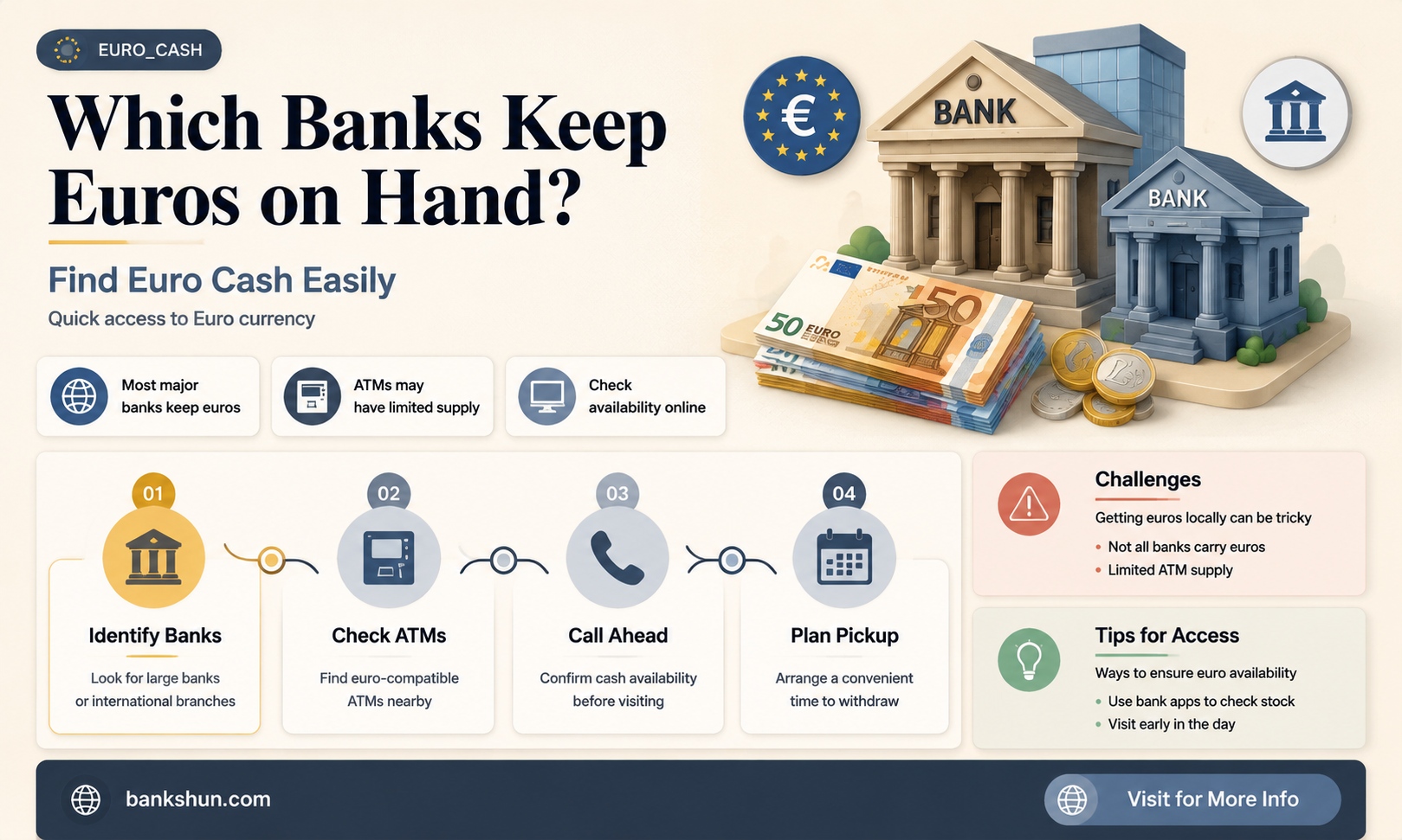 do any banks have euros on hand