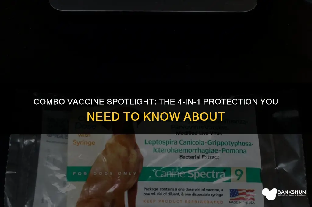 which combo vaccine contains four different antigens