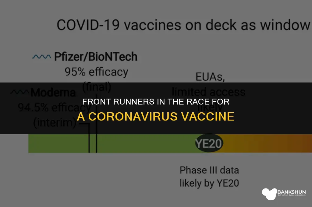 which companies are ahead in coronavirus vaccine