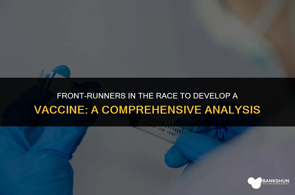 which company most likely to develop vaccine