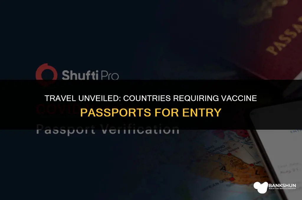 which countries are asking for vaccine passport