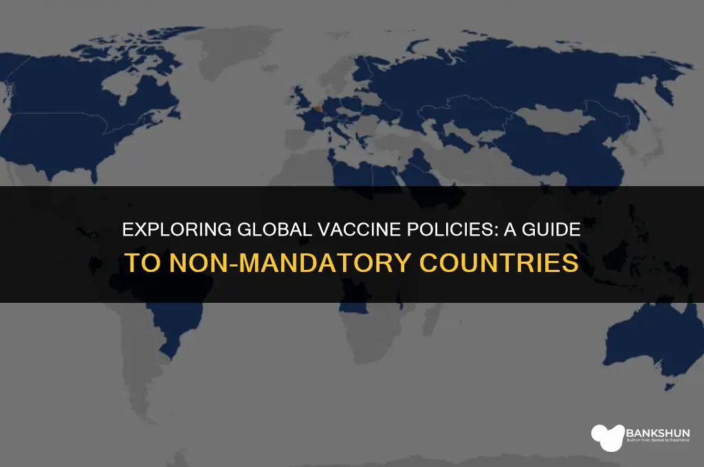 which countries do not have mandatory vaccines