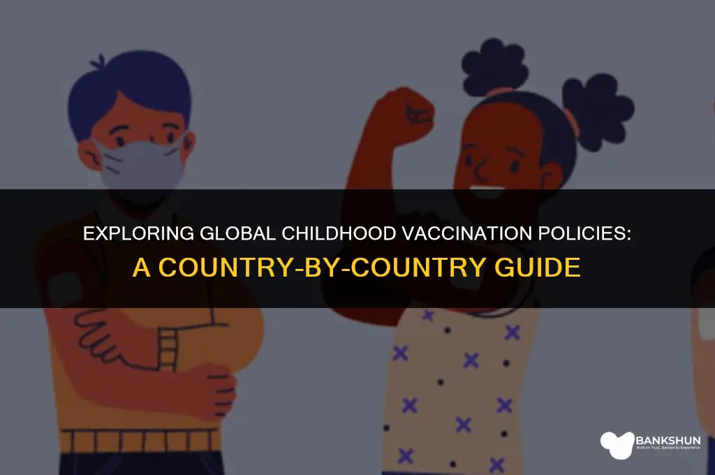 which countries have mandatory childhood vaccination policies