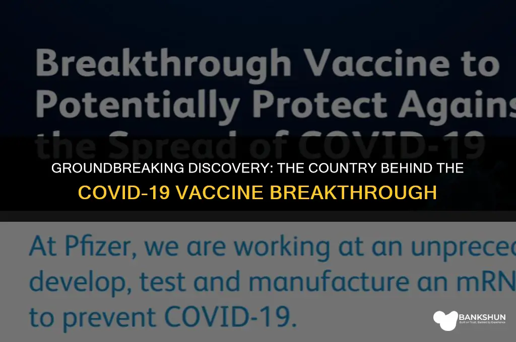 which country found the vaccine for coronavirus