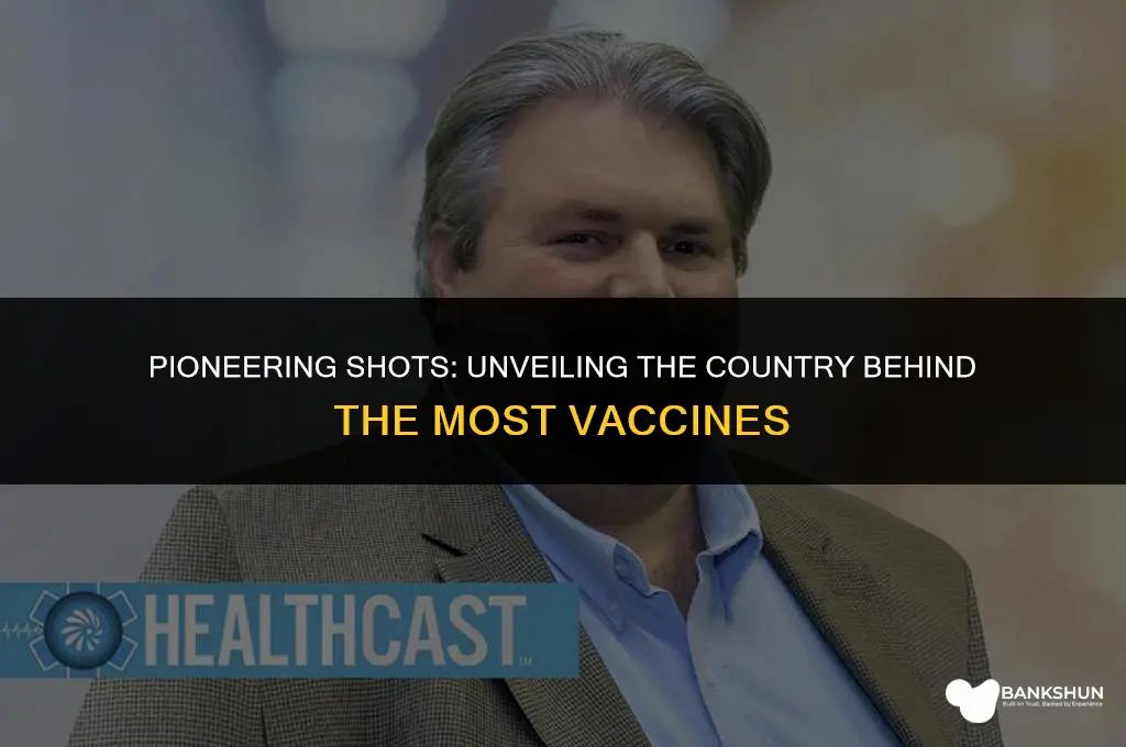which country has invented the most vaccines